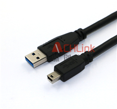 USB 3.0 AM to MINI 10P 连接线USB3.0 移动硬盘数据线 高品质数据线