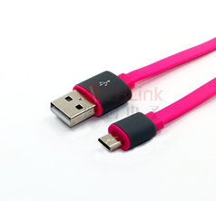 USB2.0环保数据线【灰色搭配粉红】